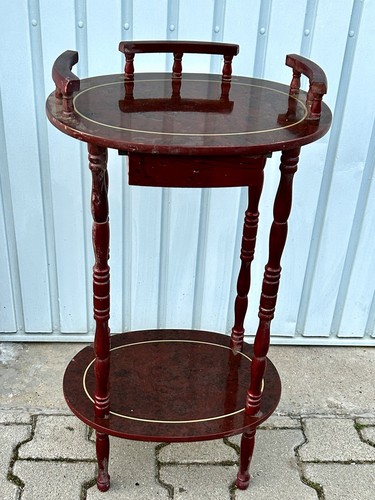 Vintage runder beistelltisch - runder,