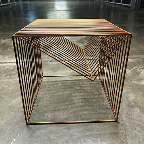 Quadratischer beistelltisch - quadratischer,