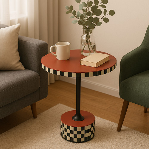 Beistelltisch domero checkers - beistelltisch,