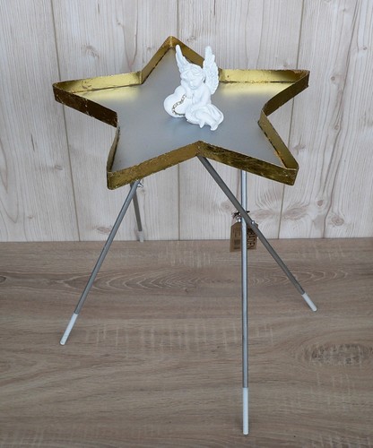 Beistelltisch stern metall rot - beistelltisch,
