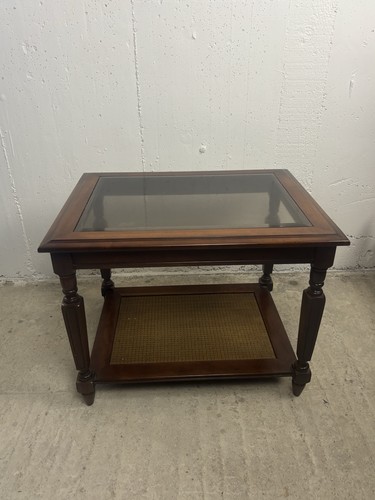 Couchtisch holz glasplatte - holz,