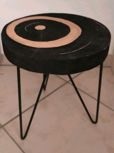 Runder beistelltisch holz - beistelltisch,