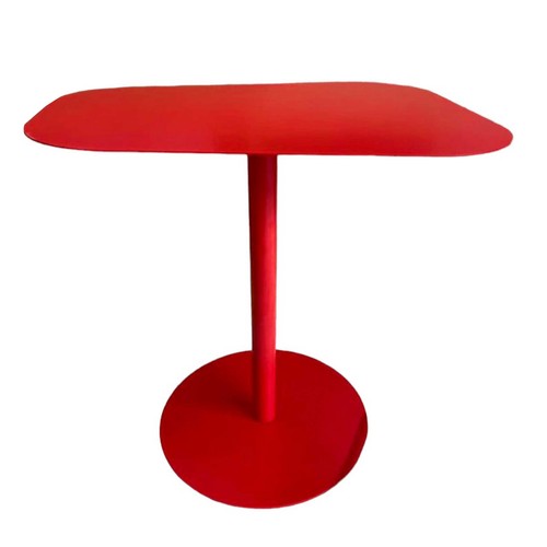 Beistelltisch rot metall - beistelltisch,